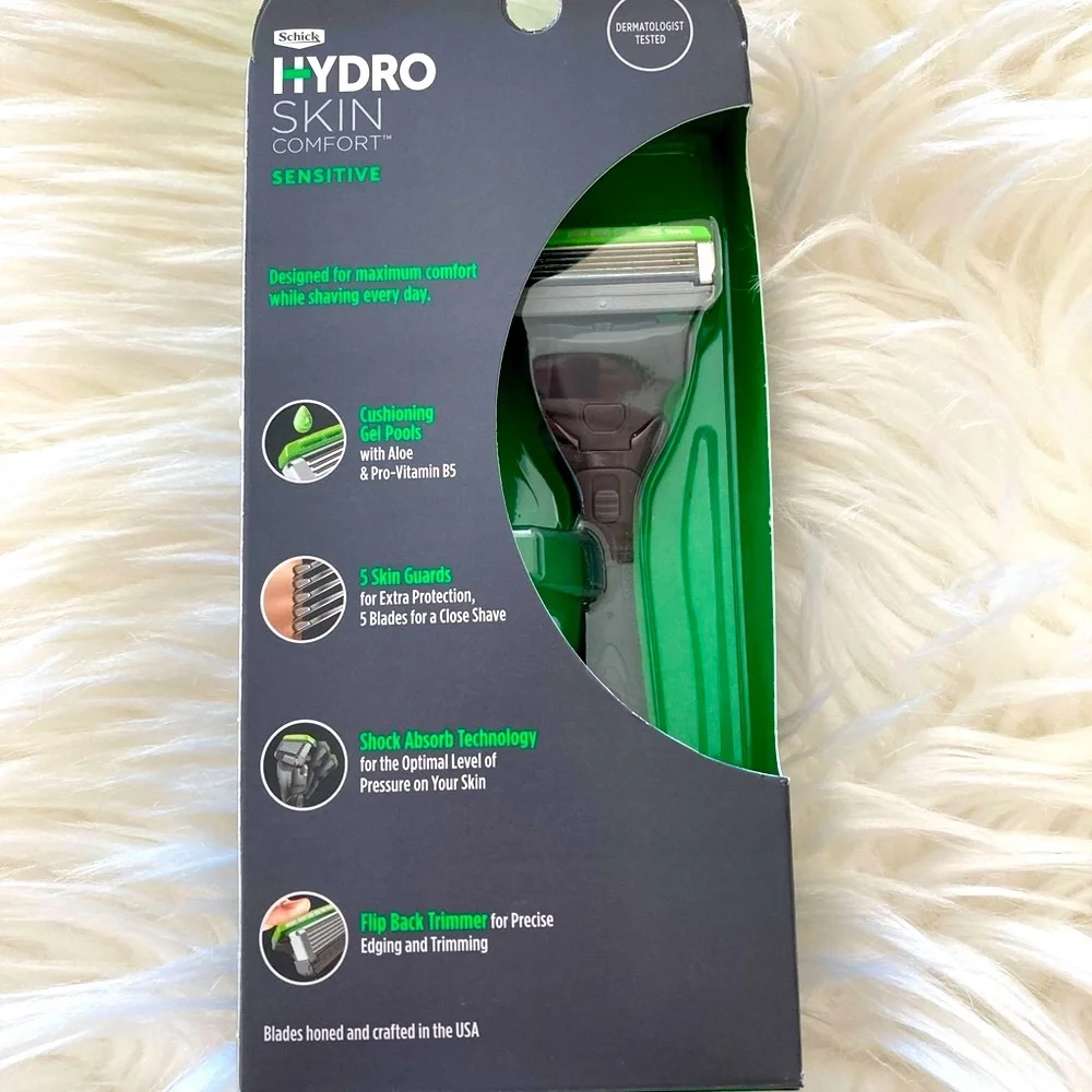 NEW Set of Two Schick Hydro 5 Skin Comfort Sensitive Shaving Razors